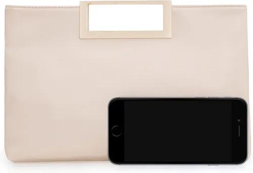 Vista 2 de CHARMING TAILOR Bolso de mano de piel sintética elegante para mujer