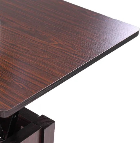 Vista 6 de LAZYMOON Mesa de centro elevable, compartimento de almacenamiento de escritorio para computadora portátil, muebles para el hogar de madera maciza