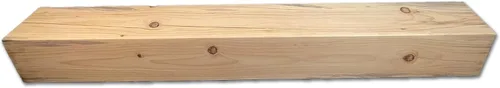 Vista 3 de Wilson Mantel de madera maciza (miel, 3.5x7.5x60)