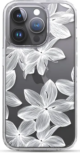 Vista 13 de RANZ Compatible con Funda para iPhone 13, Serie Anti-Arañazos y a los Golpes, Carcasa Protectora de TPU y PC Transparente para iPhone 13 (6.1")