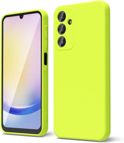 Vista 127 de oakxco Funda para teléfono Samsung Galaxy A12 con agarre de silicona líquida, linda delgada fina suave cubierta de gel de goma TPU lisa para mujeres