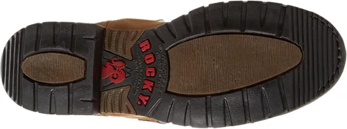 Vista 4 de Rocky Botas de trabajo originales Ride Crazy Horse con puntera de acero para hombre