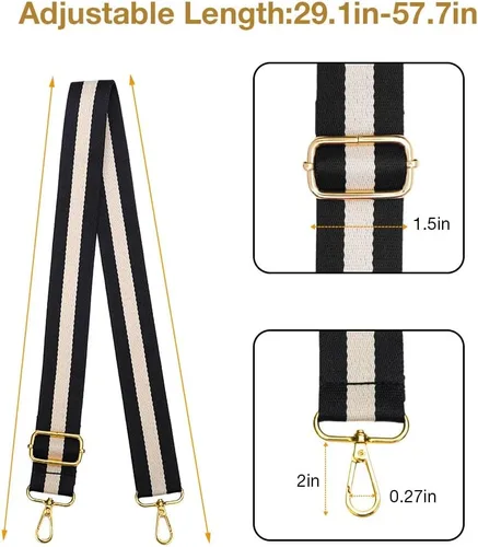 Vista 4 de Lekesky Purse Strap Replacement Crossbody Purse Strap for Women