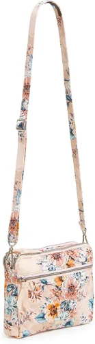 Vista 2 de Vera Bradley Bolso cruzado de sarga de rendimiento para mujer con triple compartimento
