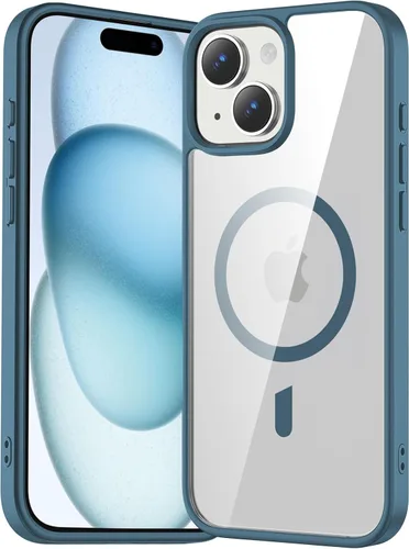Vista 85 de Funda transparente para iPhone 11 con protector de pantalla, compatible con Magsafe, antiamarilleo, protección de grado militar, a prueba de golpes
