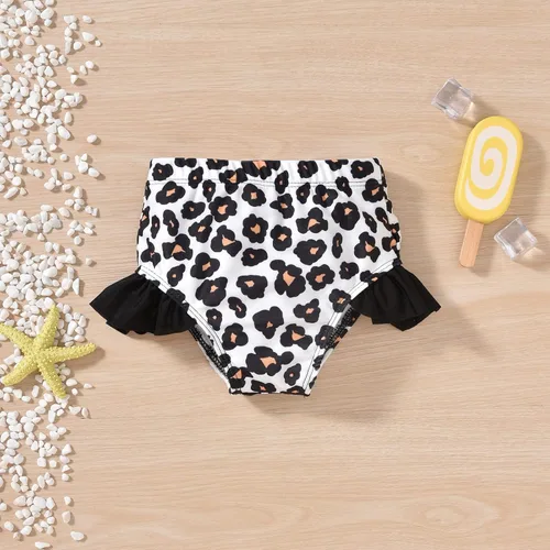 Vista 4 de Aalizzwell Traje de baño para niñas pequeñas con sombrero