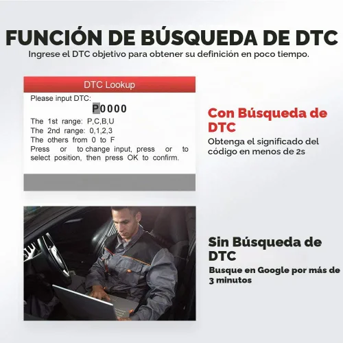 Vista 8 de Escáner LAUNCH CR629 OBD2 ABS SRS herramienta de escaneo con prueba activa, herramienta de reinicio de 3 servicios Oil/SAS/BMS, escáner de códigos