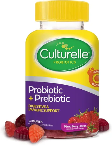 Vista 5 de Culturelle Probióticos 4 en 1 para mujeres para salud digestiva y vaginal con gomitas probióticas diarias para hombres y mujeres, salud digestiva