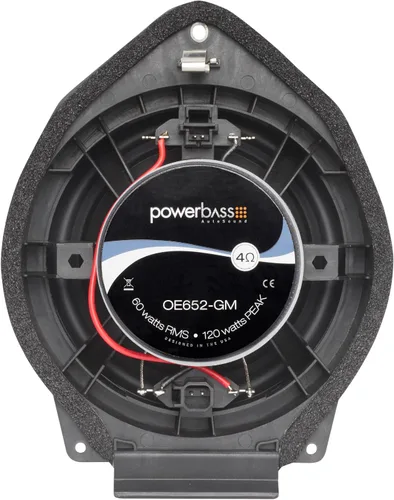 Vista 3 de PowerBass OE652-GM - Ajuste directo de 6.5 pulgadas - Altavoces coaxiales GMC OEM/60 Wrms - 120Wmax - Par