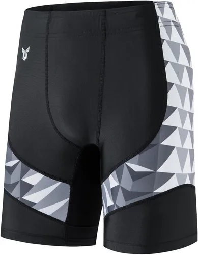 Vista 19 de HUGE SPORTS Shorts Rash Guard de Natación para Hombre Jammer de Natación de Compresión Traje de Baño Activo de Secado Rápido Shorts de Entrenamiento