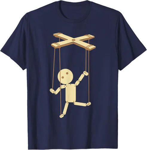 Vista 74 de Puppeteering - Camiseta de marionetas Ventrílocuo de tiriteros, Negro, S