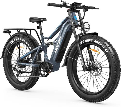Vista 10 de FREESKY 3500W BAFANG Motor Electric Bike for Adults, 48V 35Ah Samsung/LG Cells Battery Ebike 140 Miles, 38+MPH, 26" Fat Tire Dirt All-Terrain