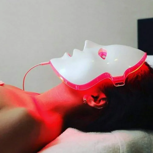 Vista 8 de Tratamiento facial Angel Kiss luz verde, azul, roja, terapia con fotónes, LED, tratamiento facial de belleza, cuidado de la piel fototerapia