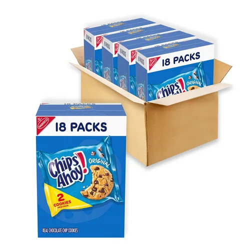 Vista 45 de CHIPS AHOY! Chewy Minis - Galletas con chispas de chocolate, paquetes de 12-3 onzas
