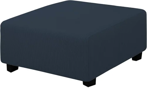 Vista 127 de Easy-Going Funda Elástica para Otomana Taburete de Almacenamiento Plegable Protector de Muebles Funda Rectangular Suave con Parte Inferior Elástica