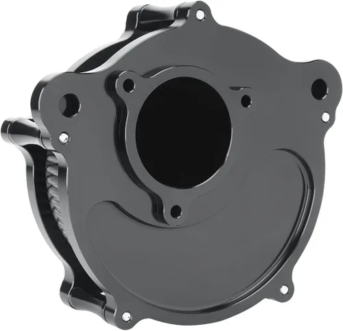 Vista 4 de Filtros de filtro de aire para motocicleta, kit de filtro de aire estilo calavera, apto para Harley FLHR Road King FLHX Street Glide FLTRX Road