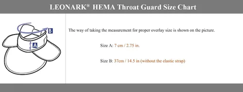 Vista 2 de LEONARK 350N Hema Superpone Protector de garganta Protector de Esgrima Gorget con placa de protección para Hema Longsword Rapier Sable Armoury