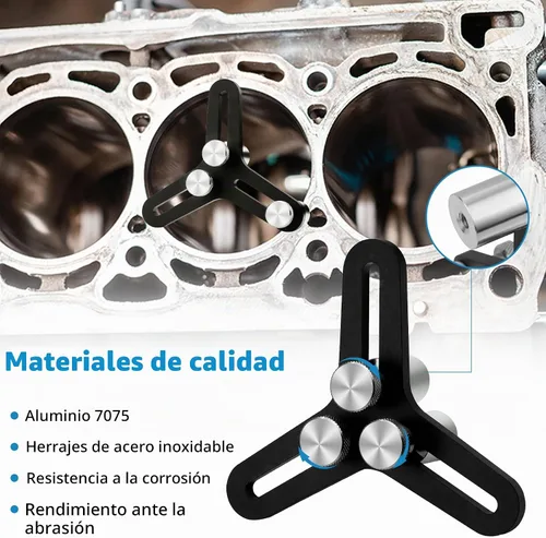 Vista 6 de Herramienta de cuadratura universal de anillo de pistón para orificios de 2-5 pulgadas de espacio final