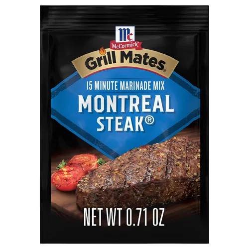 Vista 4 de McCormick Grill Mates Montreal - Mezcla de adobo para carne, 0.71 onzas (paquete de 12)