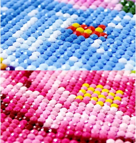 Vista 5 de Kits de pintura de diamantes personalizados, hazlo tú mismo, personaliza tu propia imagen, arte personal de diamantes 5D para adultos, regalos