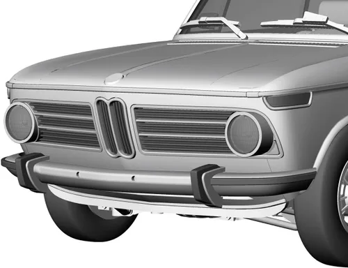 Vista 8 de Hasegawa 621123 Modelo de coche BMW 2002 Tii 1/24 Modelo Kit
