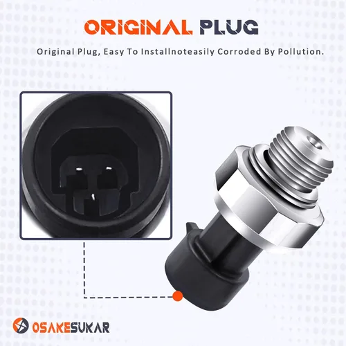 Vista 3 de Sensor de presión de aceite de motor compatible con Chevy Silverado 1500 2500 3500 2003-2008, Suburban, Yukon, Avalanche, Impala, Tahoe, GMC