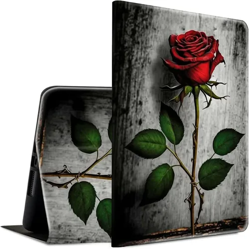 Vista 29 de Funda para tablet Kindle Fire HD 10 y 10 Plus de 11ª generación 2021, ligera, con soporte ajustable, con función de encendido y apagado automático