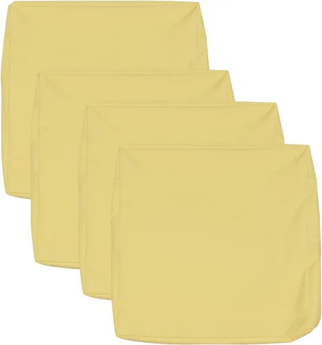 Vista 18 de Fundas de Cojines para Asientos de Patio, Fundas Deslizantes Lavables de Repuesto, Funda Impermeable para Cojín de Almohada de Silla de Muebles