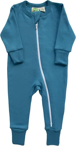 Vista 3 de PARADE Organic Essential Basic - Mameluco con cremallera de 2 vías, manga larga