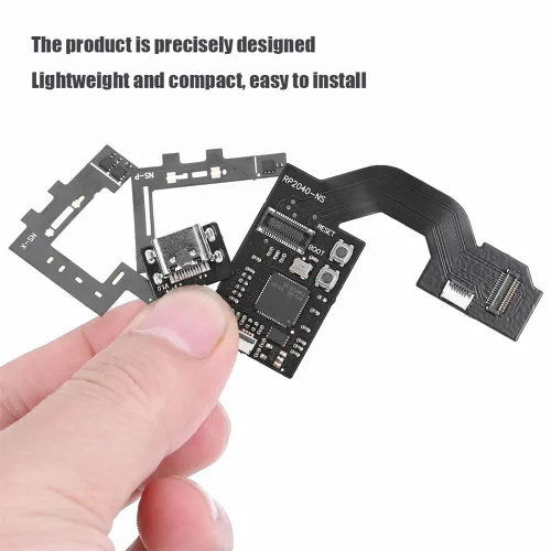 Vista 3 de RP2040 Game Console CPU Cable Chip Replacement For Switch NSLiteOLED, CPU Flex Cable Ribbon Cable For Switch Game Accessories (for Switch NS)