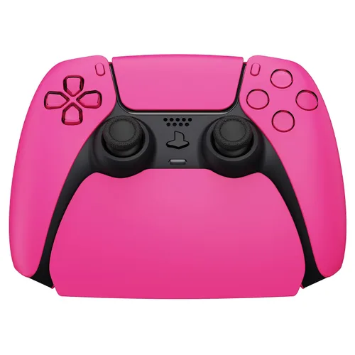 Vista 25 de PlayVital Solid Black Controller Display Stand for ps5, Gamepad Accessories Desk Holder for ps5 Controller with Rubber Pads