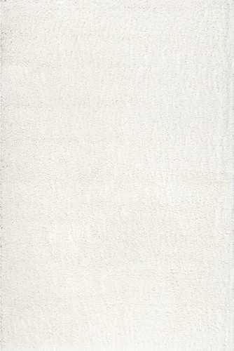 Vista 8 de nuLOOM Marleen - Alfombra contemporánea de pelo, 11 x 14, color blanco hueso