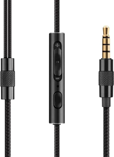 Vista 9 de LUDOS SPECTA - Auriculares intraurales con cable, auriculares con micrófono para llamadas claras, aislamiento de ruido, para iPhone, iPad, Samsung