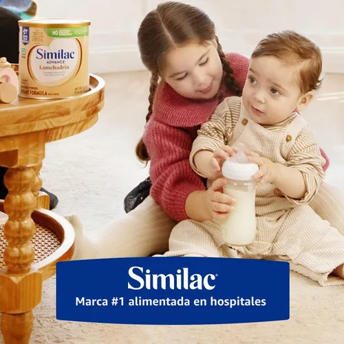 Vista 5 de Similac Advance Lamehadrin - Fórmula infantil, certificado Badatz, Kosher, fórmula para bebés, polvo, lata de 24.7 onzas