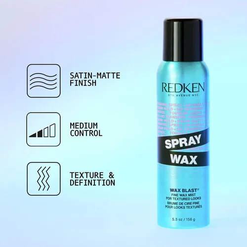 Vista 11 de Redken Spray Wax Invisible Texture Mist Cera en aerosol de acabado de alto impacto Añade cuerpo voluminizador, dimensión y domina los vuelos