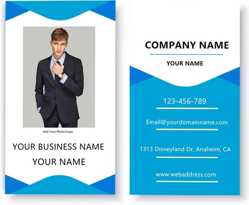 Vista 14 de Diseños de tarjetas de visita personalizables con logotipo y foto, 200/500 piezas, 3.5 x 2 pulgadas, añade texto fotográfico, imprime tus propias