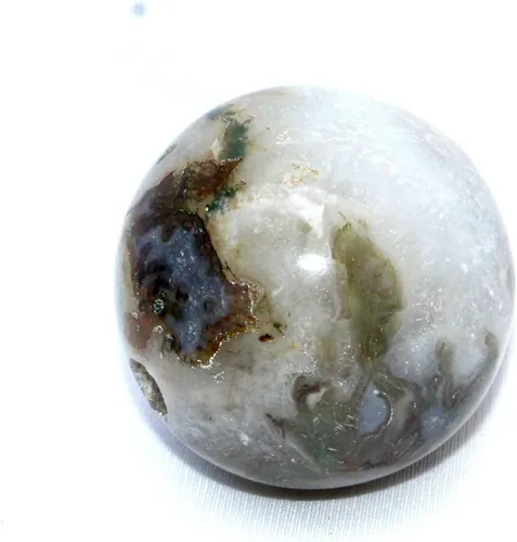 Vista 31 de Bola esférica de cristal de amatista natural Jet de 50 a 2.165 in Piedra curativa para energía positiva, meditación, reiki, equilibrio de chakras