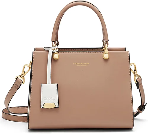 Vista 9 de Cnoles Bolsos de mano para mujer, de gran capacidad, bolso de hombro con asa para mujer