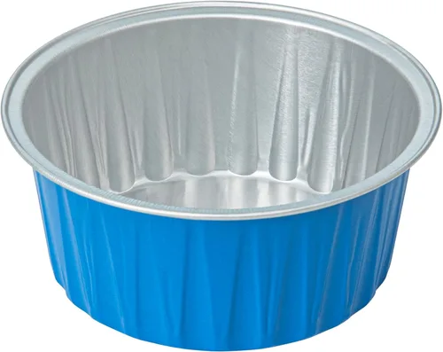 Vista 6 de Restaurantware Ramekins desechables de 4 onzas, 100 vasos desechables redondos de crema brulee, aptos para horno, para magdalenas y magdalenas
