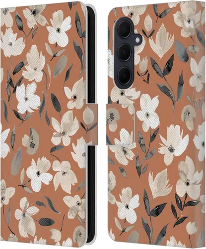 Vista 91 de Head Case Designs Officially Licensed Ninola Ditsy Flowers Yellow Nature Bold Leather Wallet Case Compatible with Samsung Galaxy A07 4G