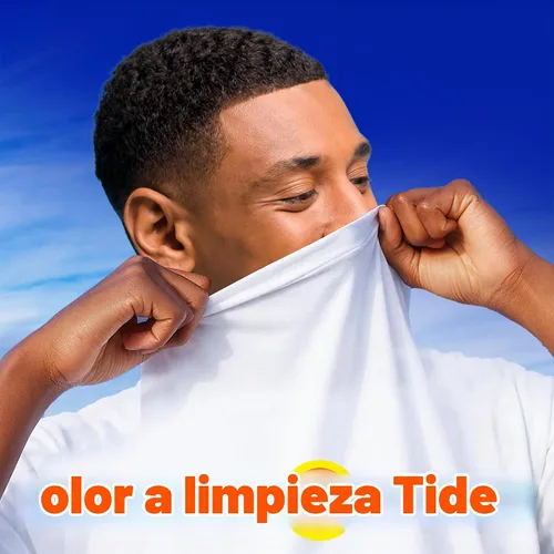Vista 7 de Tide PODS cápsulas de detergente para lavandería, removedor de manchas 3 en 1, combatiente de olores, protector de color, 112 unidades, compatible