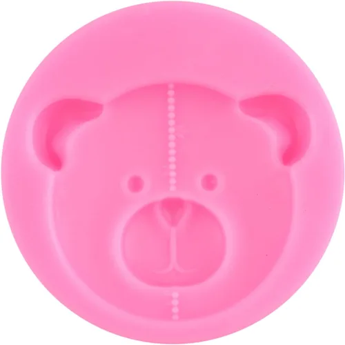 Vista 18 de ZiXiang - Molde de fondant de perlas de silicona para oso, juego de 5 Ball Pearl Semi Sphere Chocolate Molds Teddy Bear Cake Decorating Cupcake