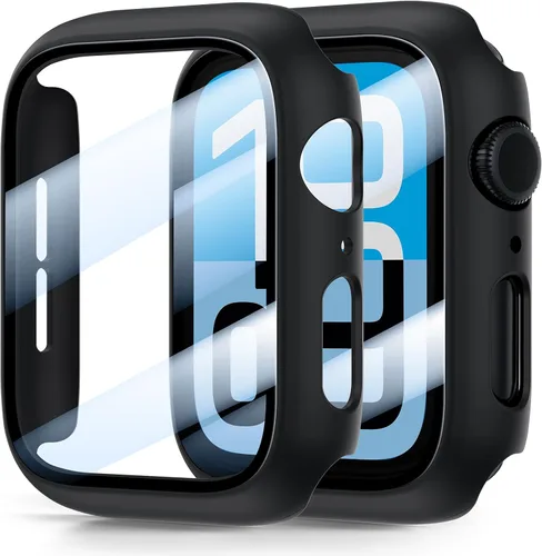 Vista 30 de LK Pack de 3 para Apple Watch Ultra 3 Protector de Pantalla 49mm [Cero-Falla] HD Top 9H Vidrio Templado Apple Watch Ultra / Ultra 2 Protector de Azul