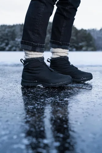 Vista 9 de Icebug Sala BUGrip - Botas de invierno con suela de tracción tachonada de carburo para hombre