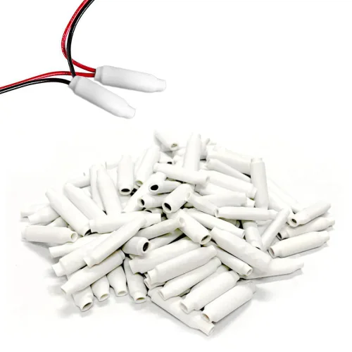 Vista 10 de 100 piezas de conectores B azules con relleno de silicona tipo gel húmedo para cables de alarma telefónica, conectores tipo B, empalmes de tipo