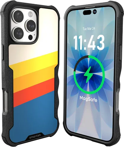Vista 68 de Smartish Funda para iPhone 12 Pro Max Armor - Gripzilla [resistente + protectora] Funda de agarre delgada y resistente - Black Tie Affair