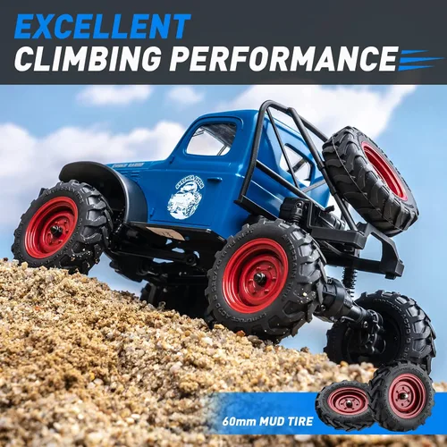 Vista 4 de BEEZRC FMS RC Crwaler Escala 1/24 FCX24 Power Wagon RTR 4WD 2.4GHz 3CH Todoterreno Modelo de Coche RC Vehículo Hobby Grade Coche de Control Remoto