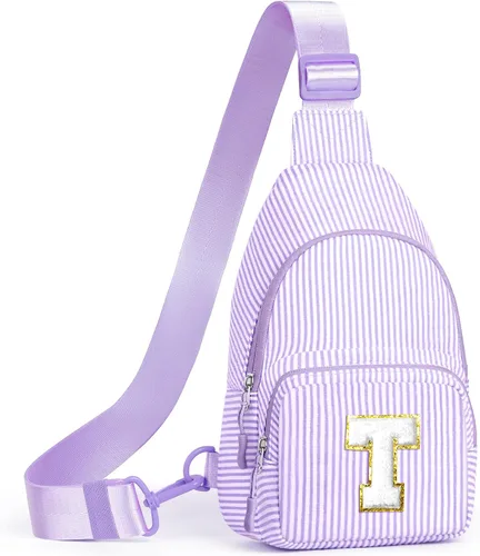 Vista 21 de YOOLIFE Regalos de Navidad para niñas adolescentes Bolso cruzado inicial con bandolera Bolso cruzado monograma para regalos de cumpleaños para niñas