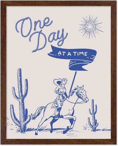 Vista 34 de Poster Master Póster de You've Yeed Your Last Haw, estampado retro de vaquero azul, arte occidental, arte moderno, arte del salvaje oeste, regalo