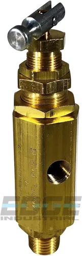 Vista 3 de COMPRESOR DE AIRE DE LA VÁLVULA DE DESCARGA DEL PILOTO, 1/4" MACHO NPT MNPT (125-150 PSI)